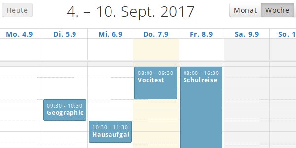 Klassenkalender